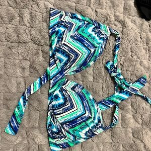 Multicolor bikini top size E